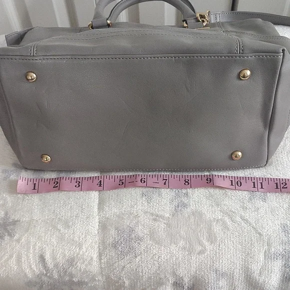 Tignanello Pretty Pockets Grey Leather Shoulder Bag - Picture 5 of 10